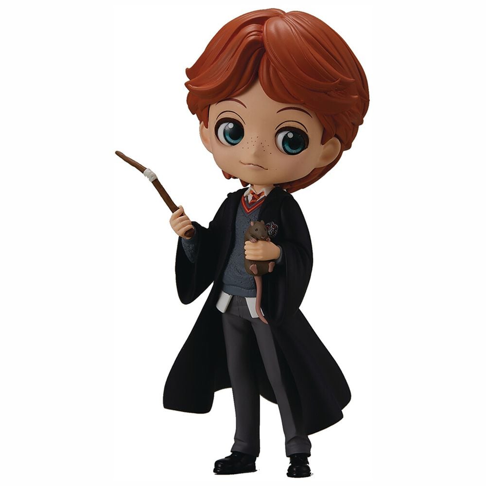 Harry Potter Q Posket-Ron Weasley With Scabbers