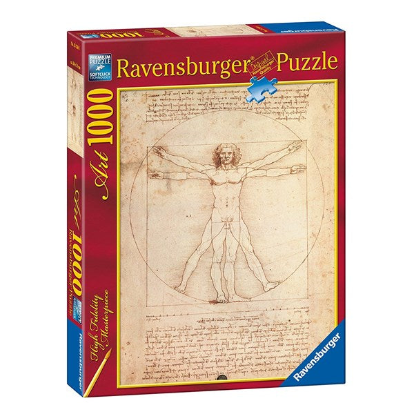 Ravensburger - Leonardo da Vinci Uomo Vitruviano 1000 Piece Jigsaw