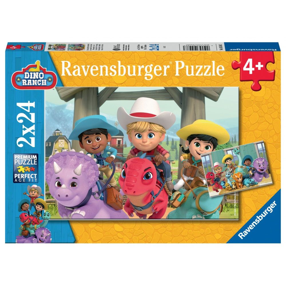 Ravensburger - Dino Ranch Friendship 2x24 Piece Jigsaw