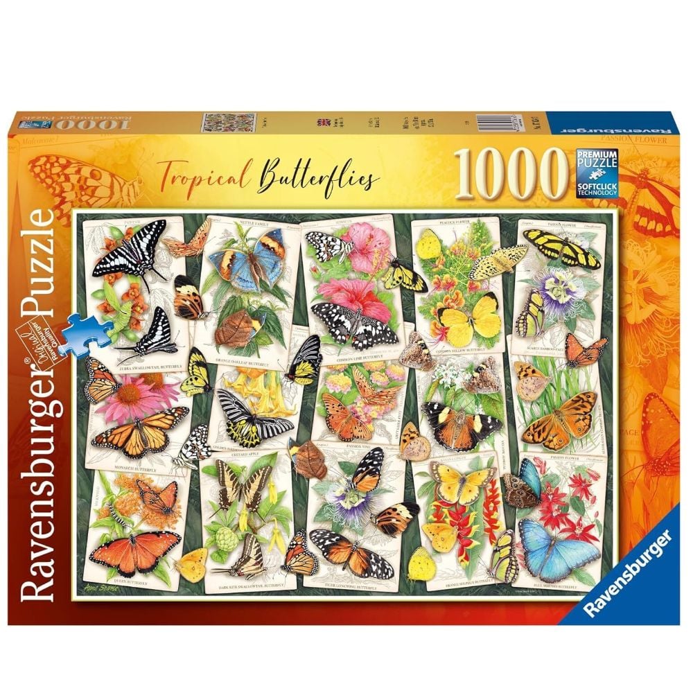 Ravensburger - Tropical Butterfly 1000 Piece Jigsaw