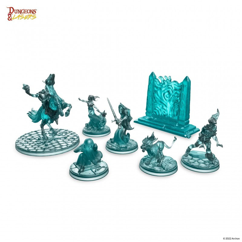 Ghosts Miniature Pack Clear PLastic - Dungeons and Lasers