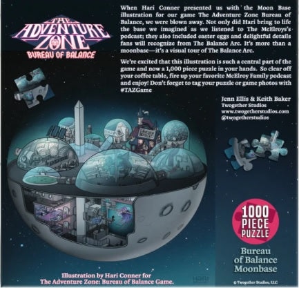 The Adventure Zone - Bureau of Balance Moonbase 1000 Piece Jigsaw Puzzle