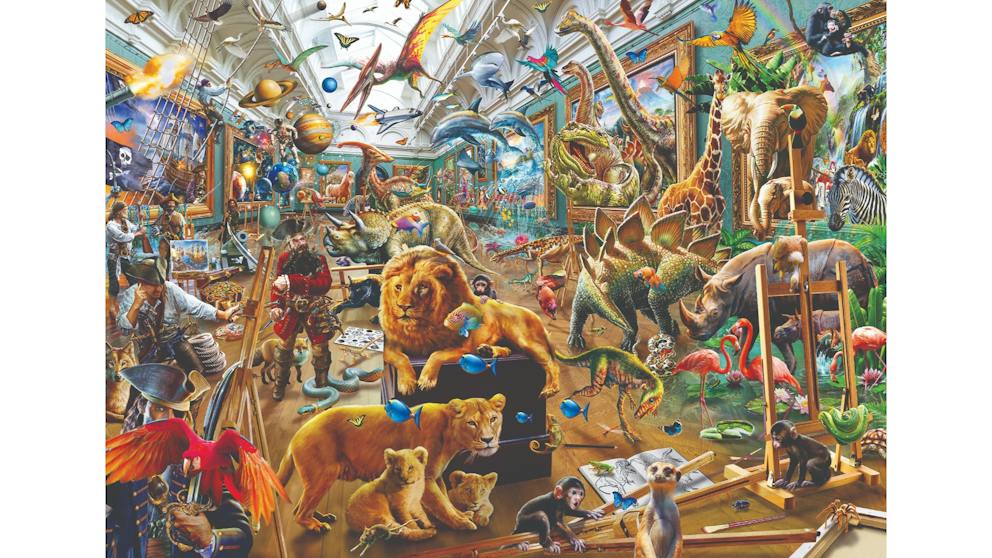 Ravensburger Chaos in the Gallery Puzzle - 1000 Piece Jigsaw