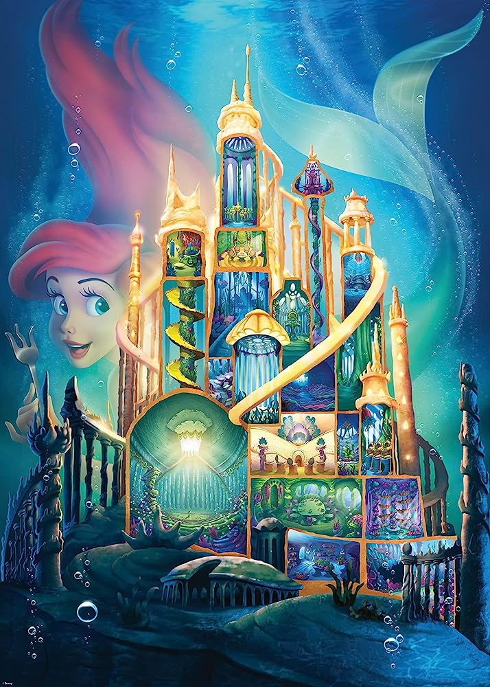 Ravensburger - Disney Castles: Ariel 1000 Piece Jigsaw