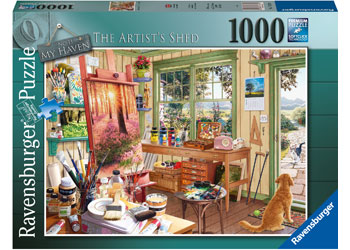 Ravensburger - Haven No.11 Artists Shed 1000 Piece Jigsaw