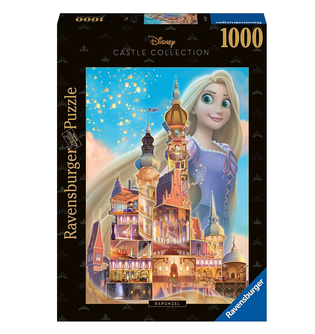 Ravensburger - Disney Castles: Rapunzel 1000 Piece Jigsaw