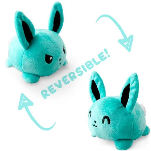 Reversible Bunny Plushie Light Blue