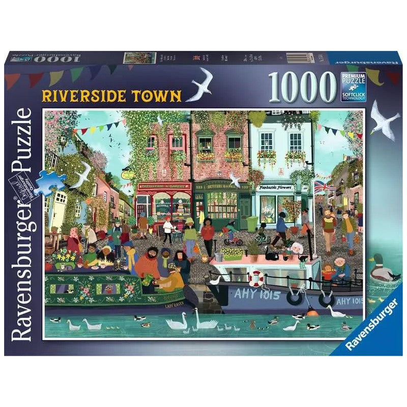 Ravensburger - Riverside Town 1000 Piece Jigsaw