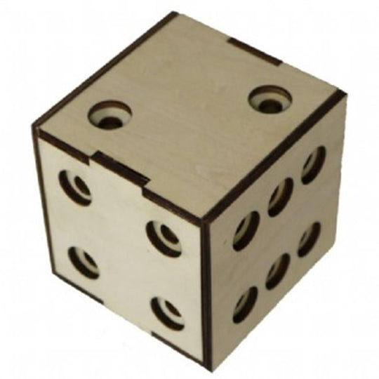 Wooden Puzzle - Dice Box