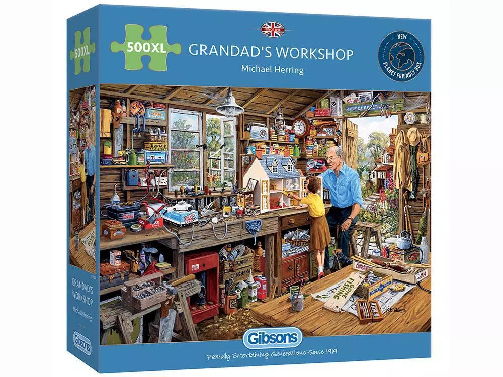 Gibsons - Grandads Workshop 500 Piece XL Jigsaw