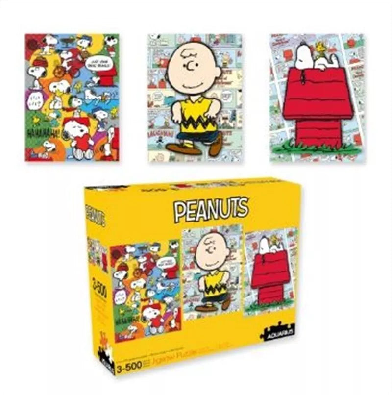 Aquarius - Peanuts Puzzle 500 Piece Jigsaw