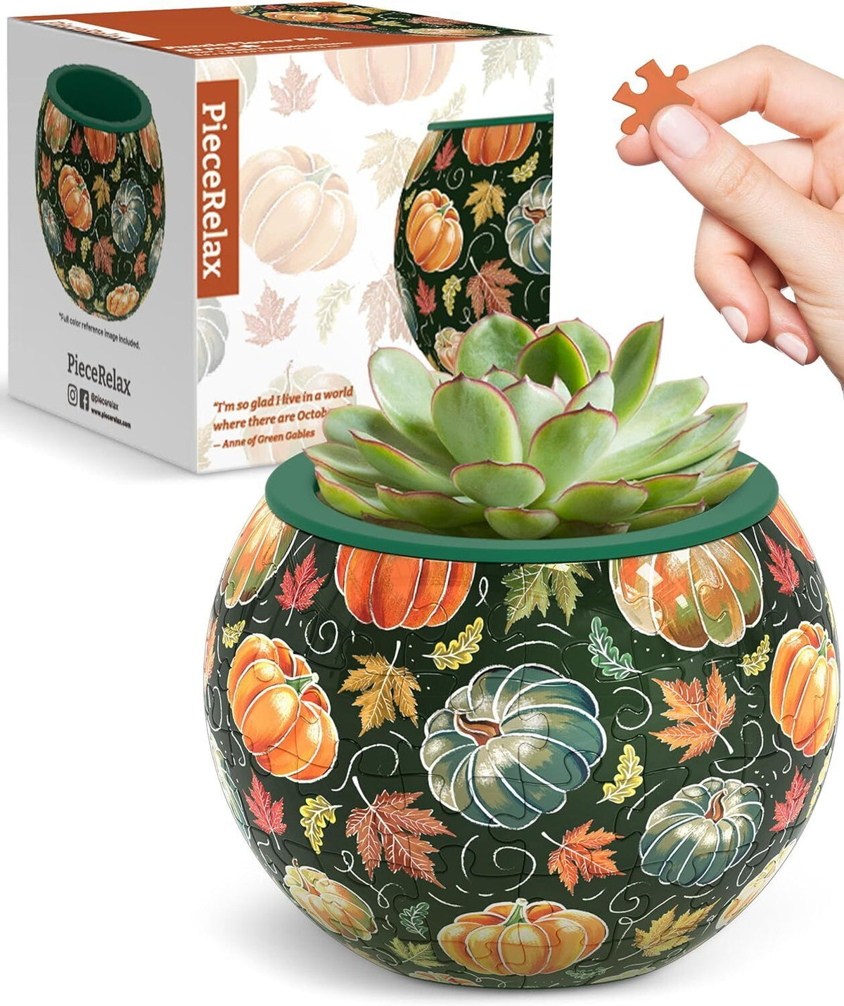 3D Flowerpot - Pumpkin Season