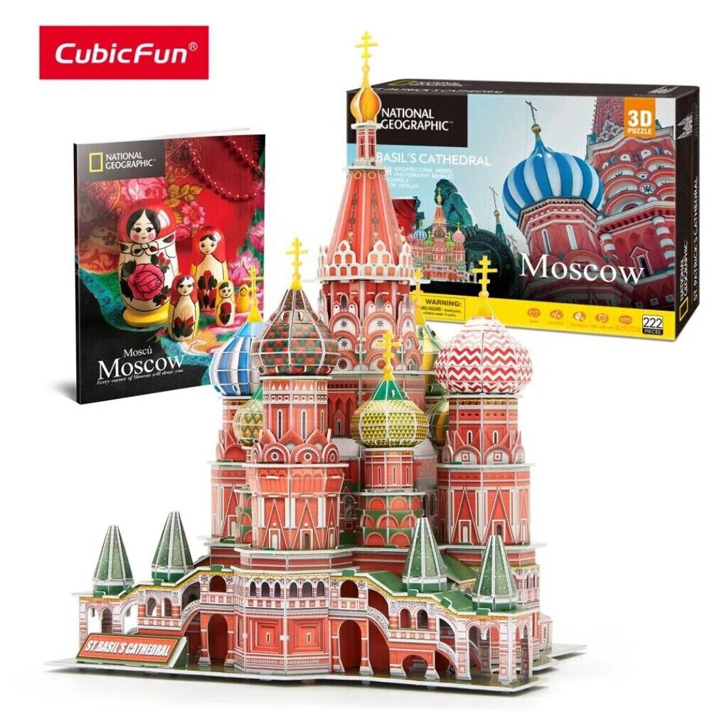 National Geographic St. Basils Cathedral 3D Puzzle