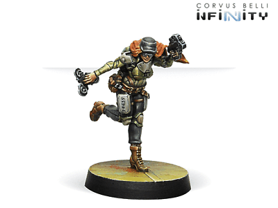 Infinity - Mercs Warcors War Correspondents - Stun Pistol