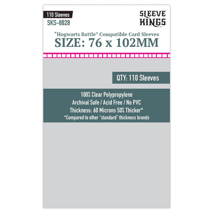 Sleeve Kings - Hogwarts Battle Large Sleeves 76mm x 102mm