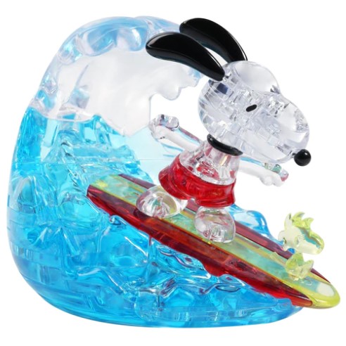 3D Snoopy Surfing Crystal Puzzle