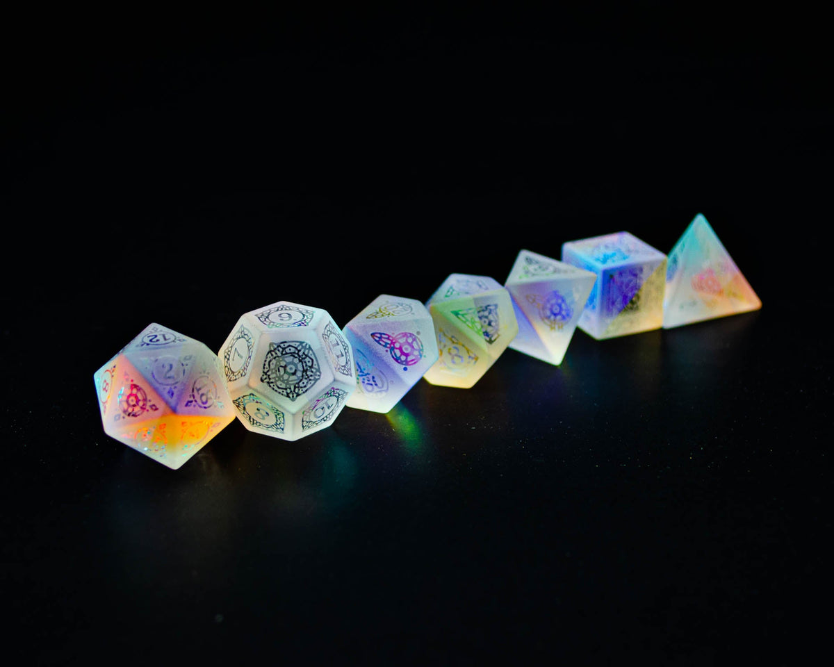 Level Up Dice - Chip Holographic Glass
