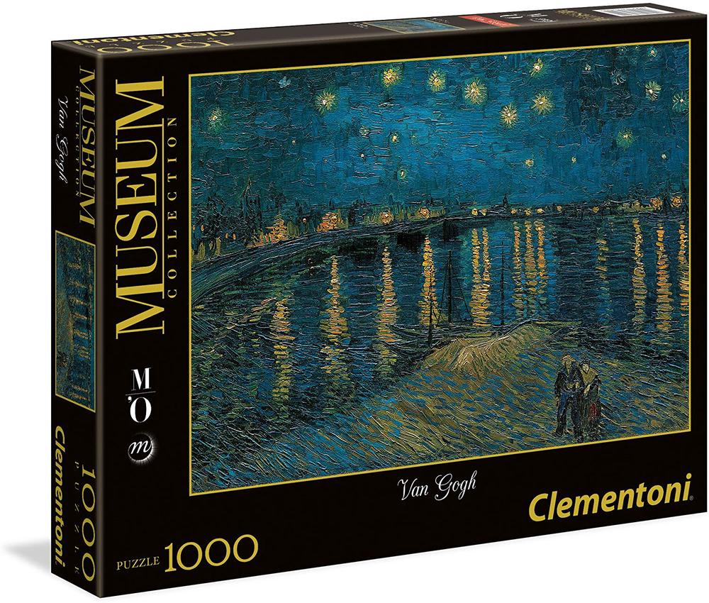 Clementoni - Museum Collection - Starry Night Rhone - Van Gogh 1000 Piece Jigsaw