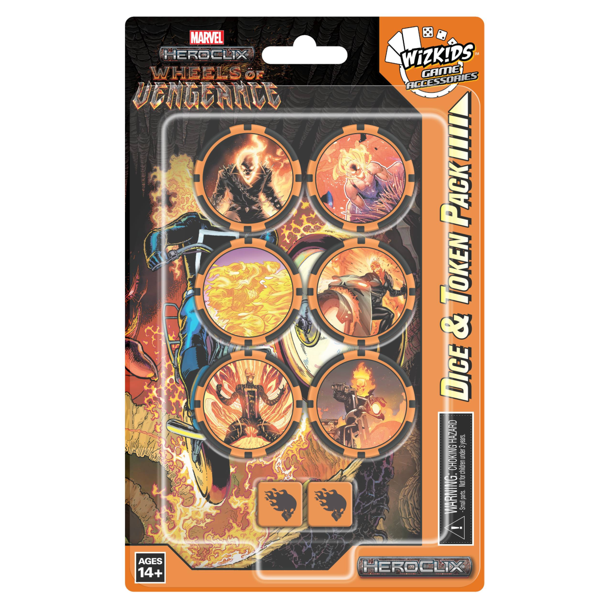 Marvel Heroclix Wheels of Vengeance Dice and Token Pack