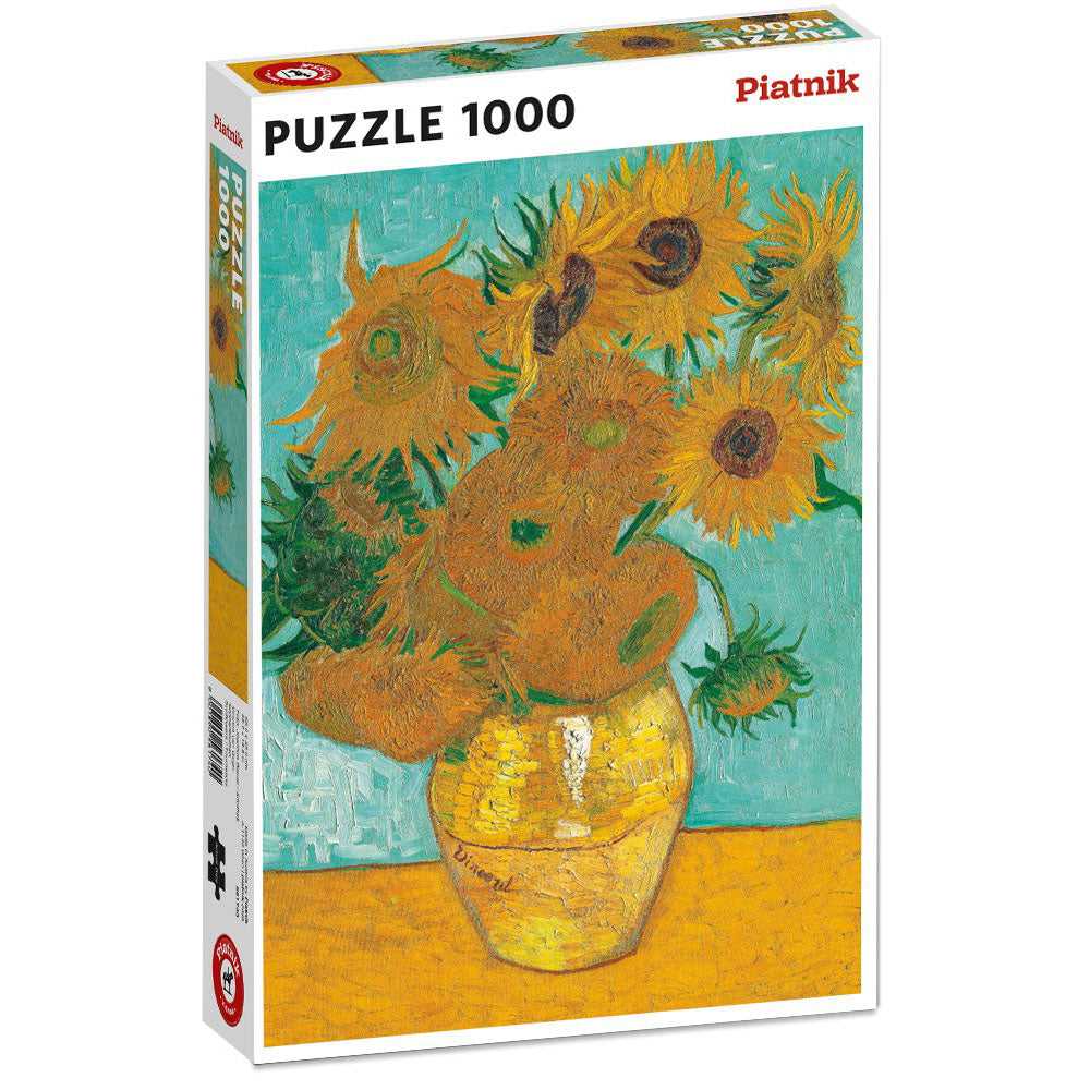 Van Gogh Vase of Sunflowers 1000 Piece Jigsaw