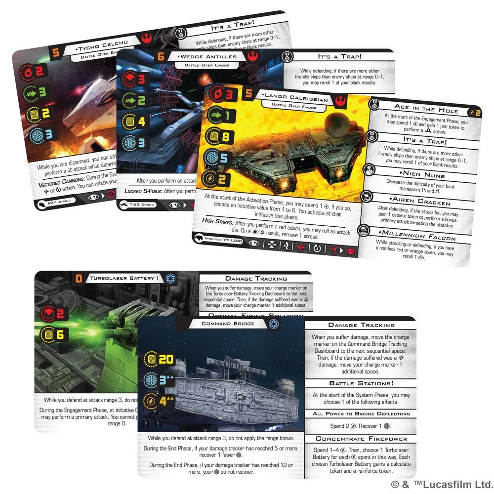 Star Wars: X-wing 2nd Edition - Battle Over Endor Scenario Pack