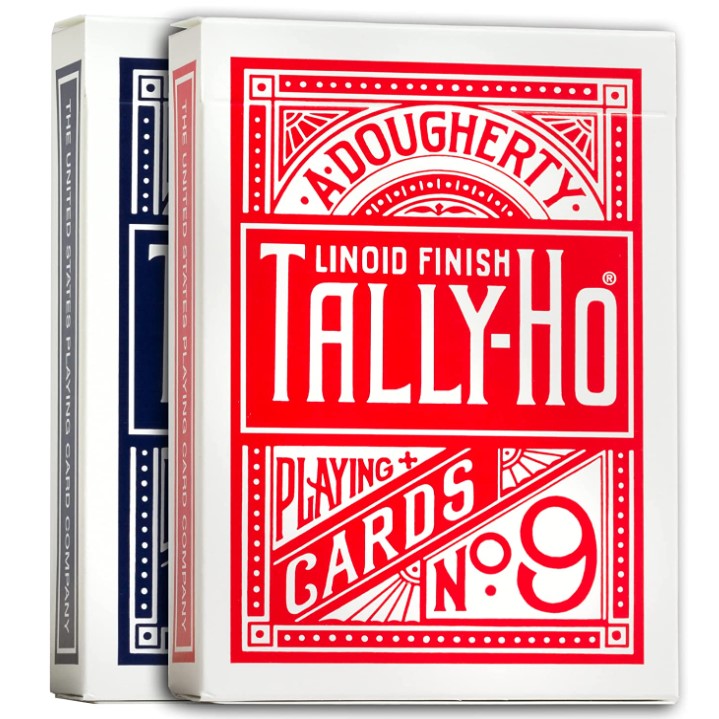 Tally-Ho Half Fan/Circle Playing Cards