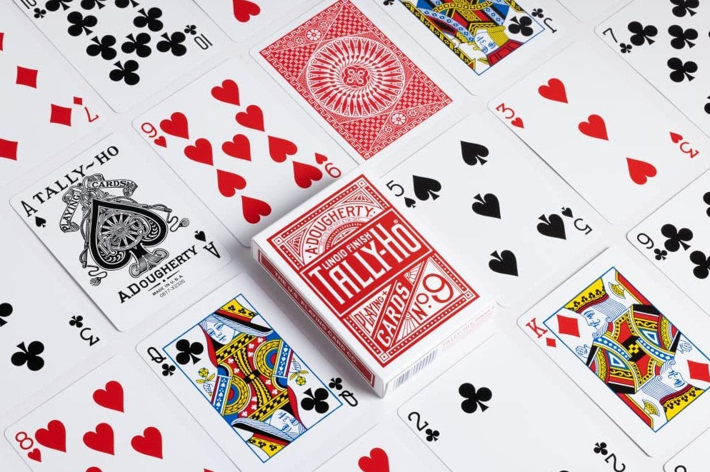 Tally-Ho Half Fan/Circle Playing Cards