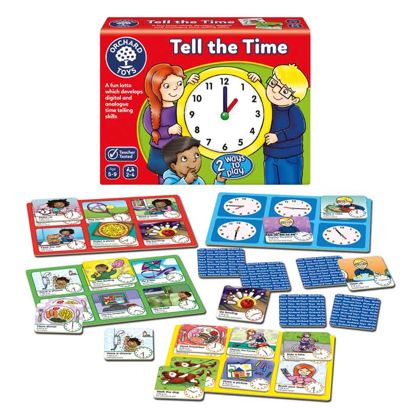 Orchard Toys - Tell The Time Lotto