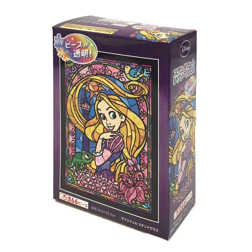 Tenyo Disney Rapunzel Stained Glass 266 Piece Jigsaw