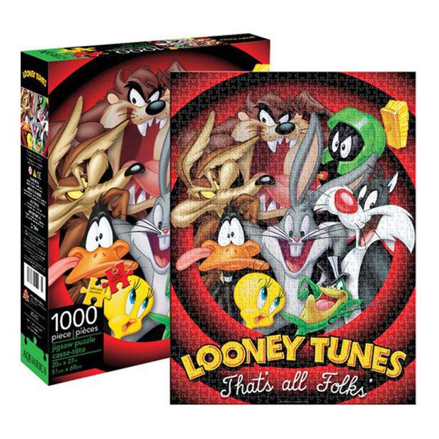 Looney Tunes - Thats All Folks 1000 Piece Jigsaw Puzzle