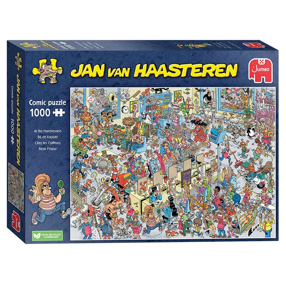 At the Hairdressers Jan van Haasteren 1000 Piece Jigsaw