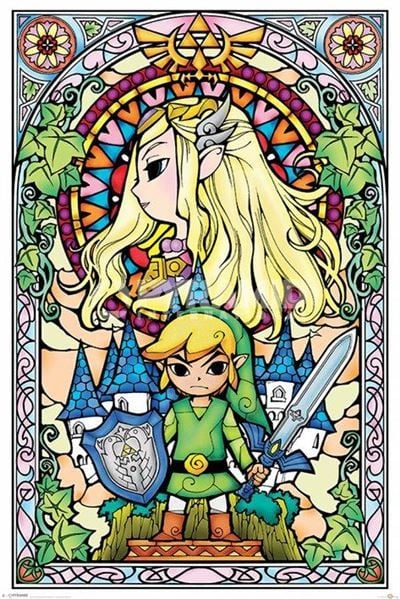 The Legend Of Zelda Stained Glass