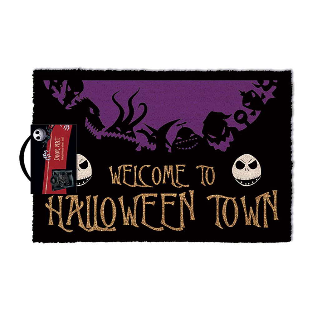 The Nightmare Before Xmas Halloween Town Door Mat
