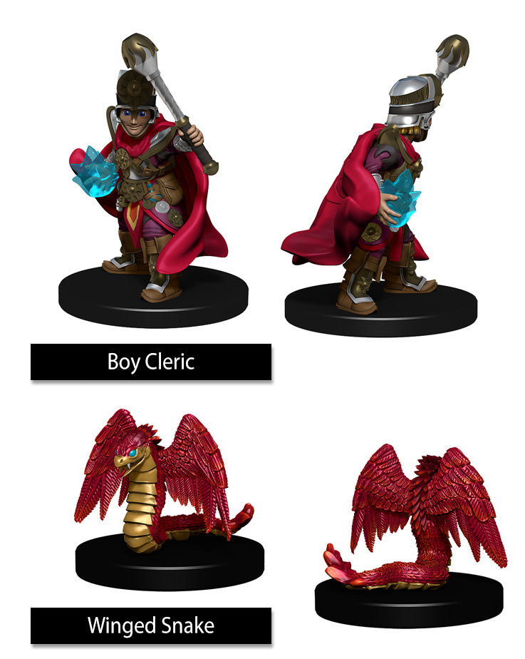 Wizkids Boy Cleric &amp; Winged Snake