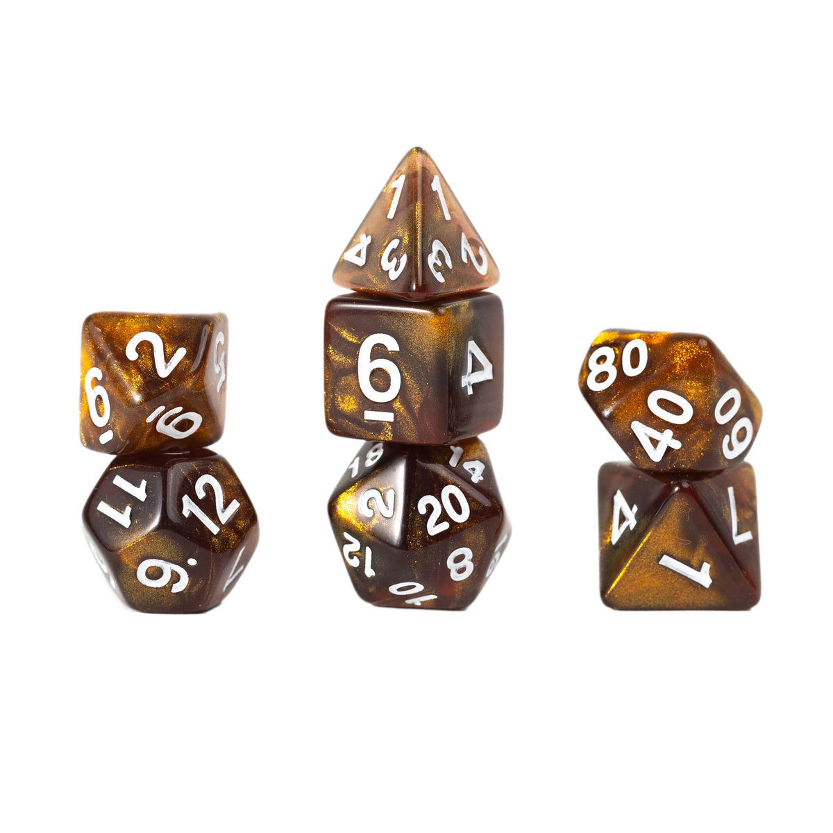 Sirius Dice - Treasure Series - Topaz Dice Set 7 (Preorder)