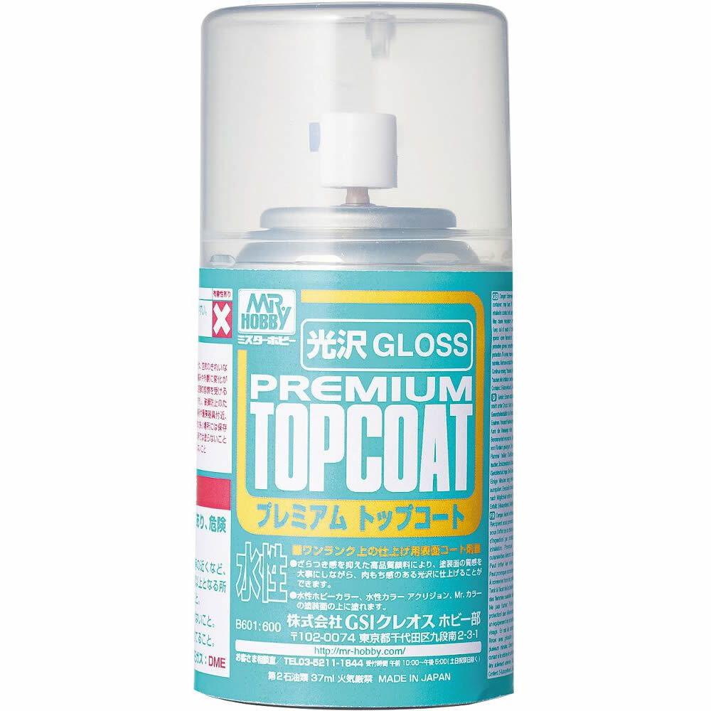 Mr Premium Topcoat Gloss Spray