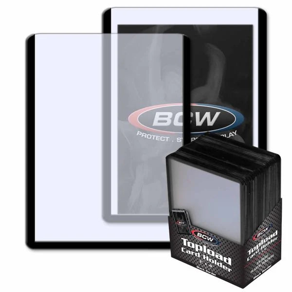 BCW Topload Card Holder Border Black