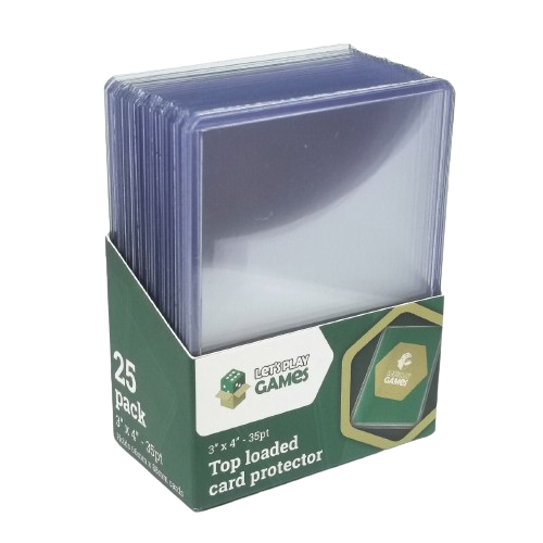 LPG Essentials - Top Loaded Card Protector 3x4 35pt (25)