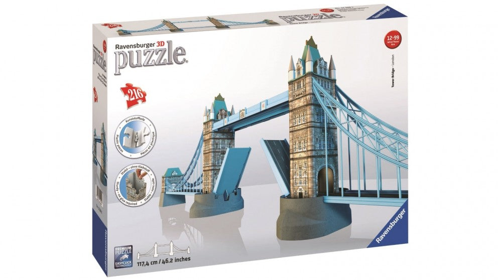 Ravensburger - Tower Bridge - 216 Piece 3D Jigsaw