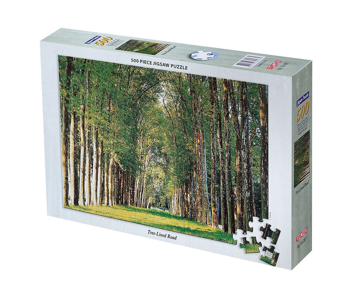 Tree Lined Road 500 Piece - Tomax Jigsaw Puzzle