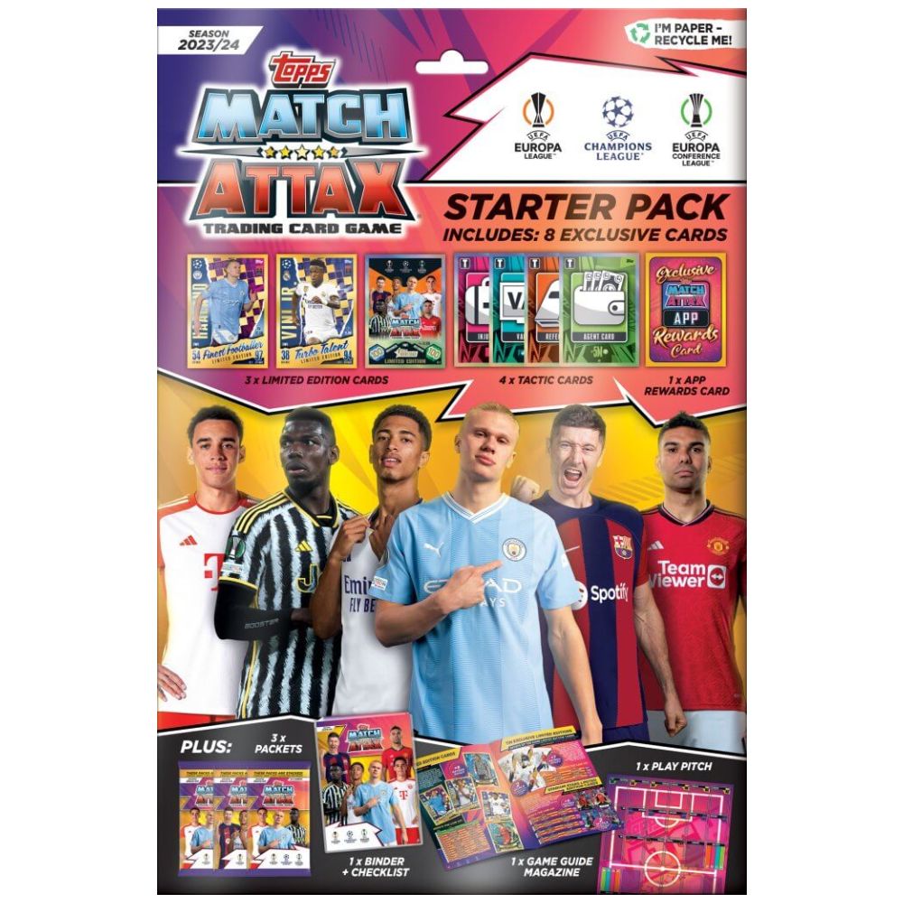 UEFA Match Attax Champions League 2023/2024 Edition Starter Pack