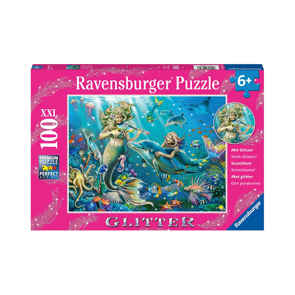 Ravensburger - Underwater Beauties Glitter - 100 Piece Jigsaw