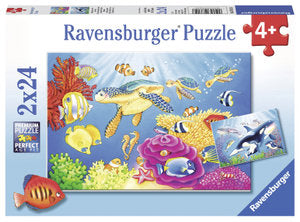 Ravensburger - Colourful Underwater World - 2x24 Piece Jigsaw