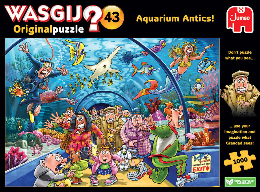 Wasgij? Original 43 Aquarium Antics 1000 Piece Jigsaw