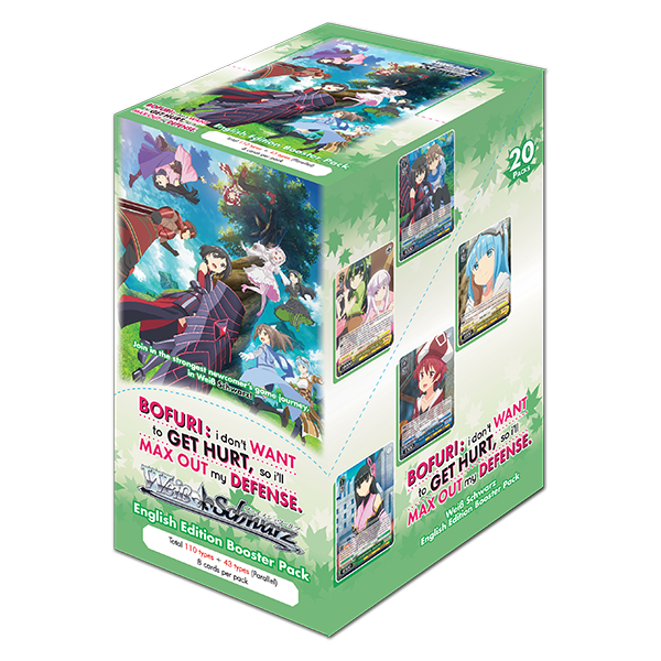 Weiss Schwarz Bofuri: I Dont Want to Get Hurt so Ill Max Out My Defense Booster Box