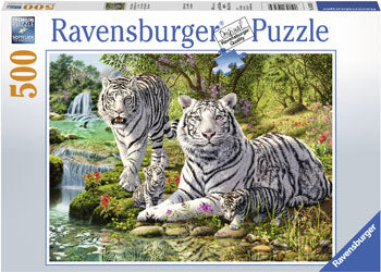 Ravensburger - White Cat Puzzle 500 Piece Jigsaw