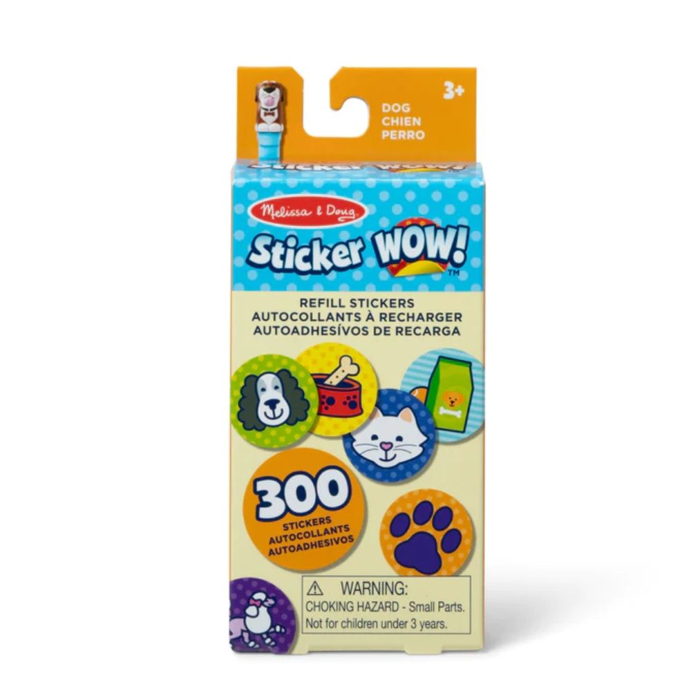 Melissa &amp; Doug - Sticker WOW! Refill Stickers - Dog (Preorder)