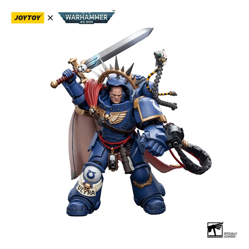Warhammer Collectibles: 1/18 Scale Ultramarines Captain in Gravis Armour