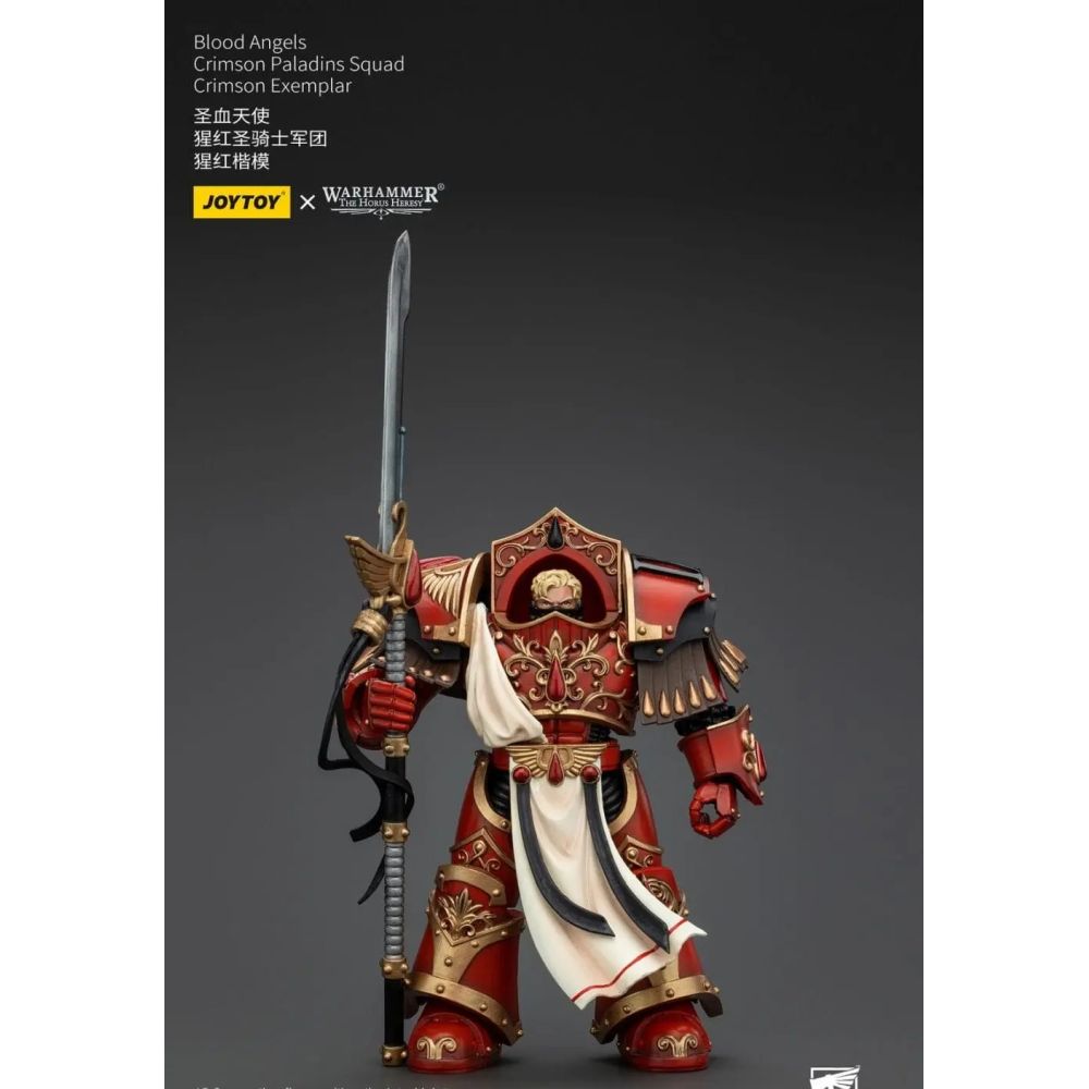 Warhammer Collectibles: 1/18 Scale Blood Angels Crimson Paladins Squad Crimson Exemplar (Preorder)