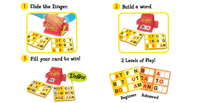 ThinkFun - Zingo! Word Builder Game